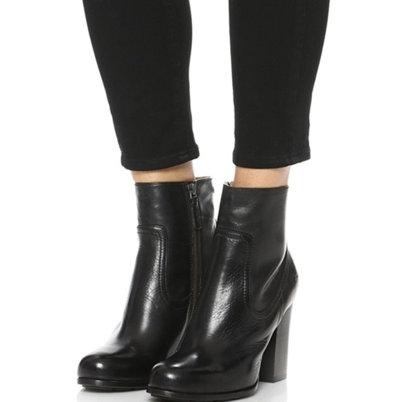 FRYE Shoes - FRYE Essa High-Heeled Bootie Black